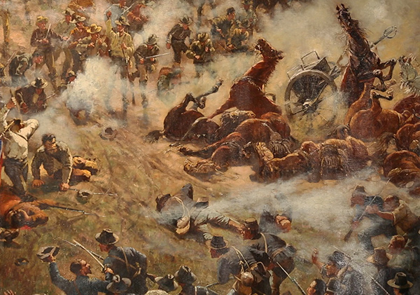 Painting of the Battle of Atlanta